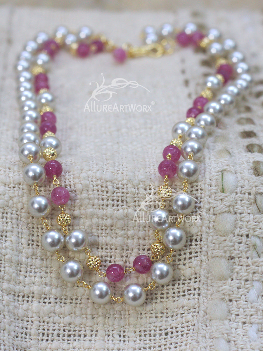 Pearl Jade Neckpiece